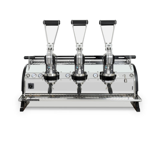 La Marzocco Stainless Steel Leva S Espresso Machine - 3 Group - Front View